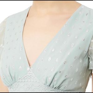 Blue/Green Wondering Lace Night Out Dress